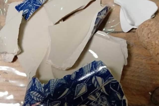 “My piece was secure, untouched and displayed safely the night before. The next morning it was in shards. I honestly have no explanation. It felt personal.”