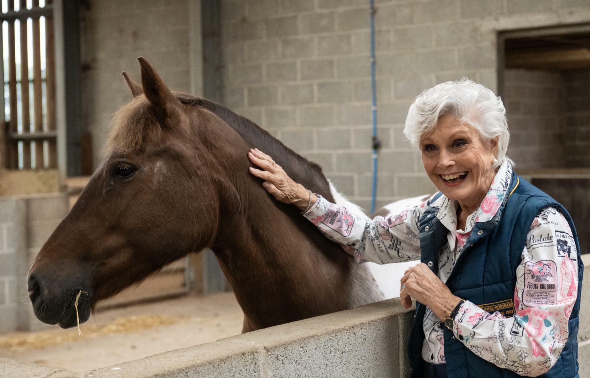 Dartmoor horse charity backed by Angela Rippon in new TV campaign