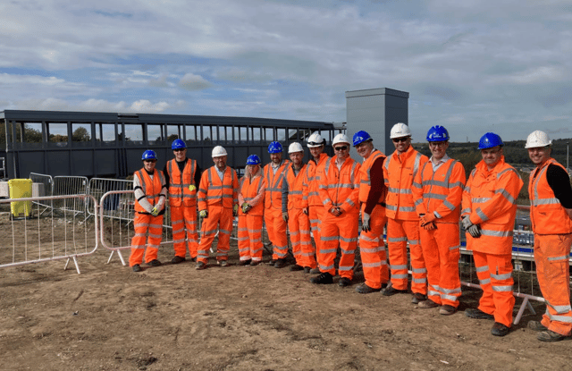 The team at the Okehampton Interchange Credit-West Devon Borough Council