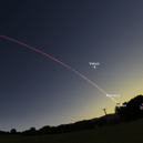 The alignment of the planets, captured by Chris Cooke, Chairman of the Plymouth Astronomical Society. Image credit: Chris Cooke
