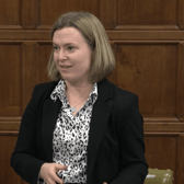 Rebecca Smith during the rail debate