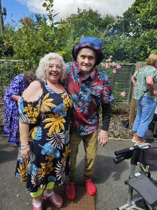 Residents and friends celebrated together