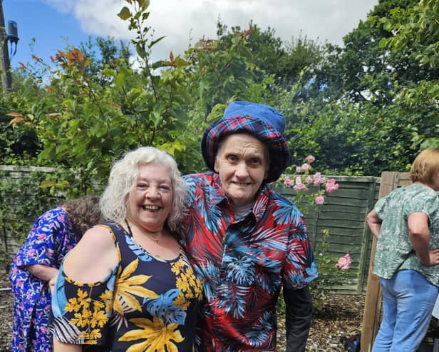 Residents and friends celebrated together