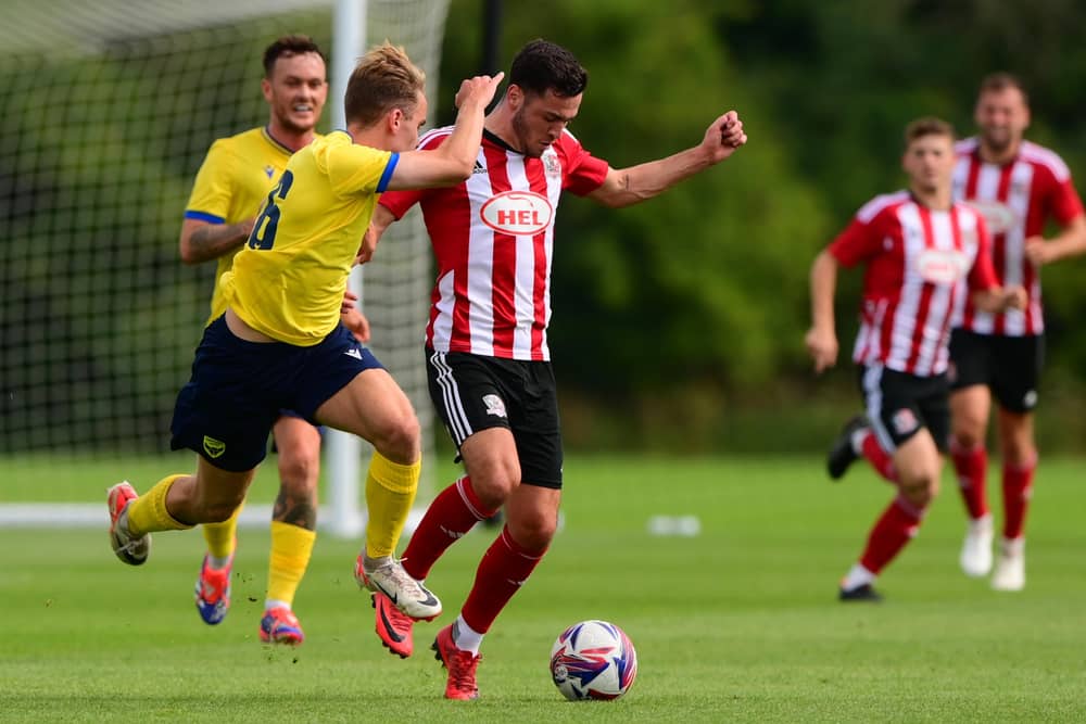 Exeter pre-season game at Oxford. Pic from PPAUK
