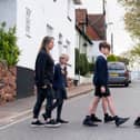 Children walking to school (Image: Active Devon)