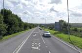 Overnight road closures and temporary daytime traffic lights will be introduced between North Aller Roundabout and Landkey Roundabout on the A361. Credit: Google Earth