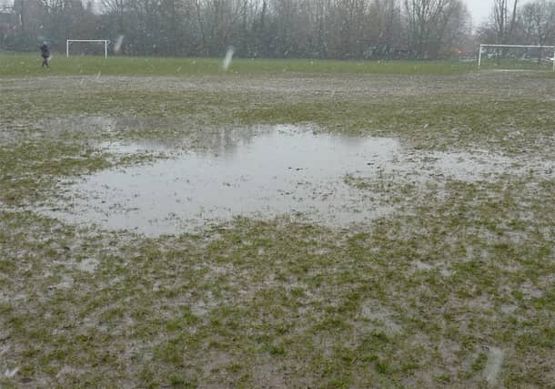 Waterlogged Pitch
