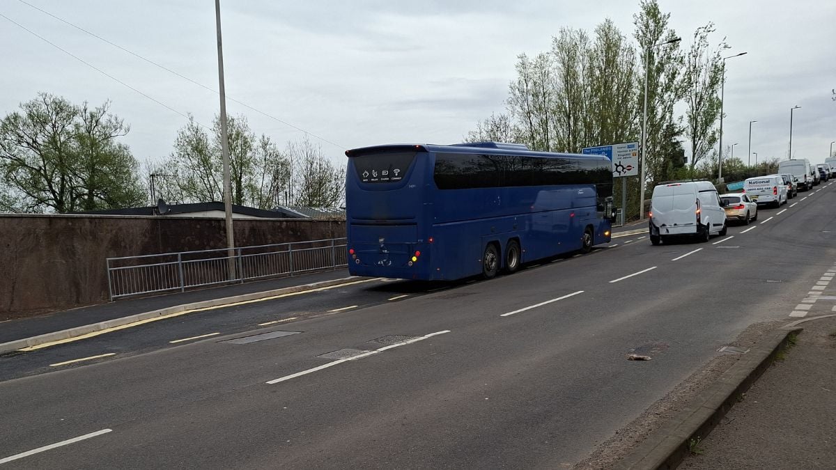 New bus layby opens in Cullompton as town's £33.5m relief road takes shape