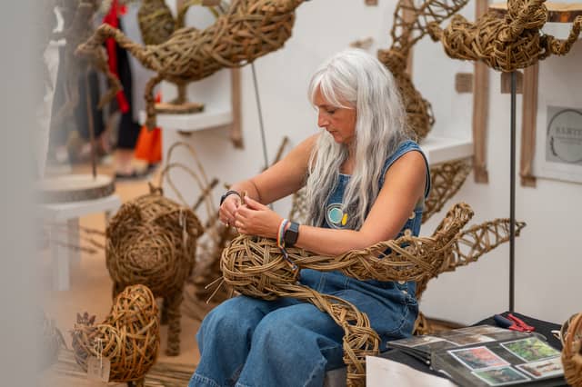 Craft Festival Bovey Tracey Willow Weaving