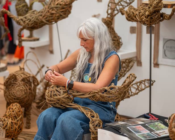 Craft Festival Bovey Tracey Willow Weaving