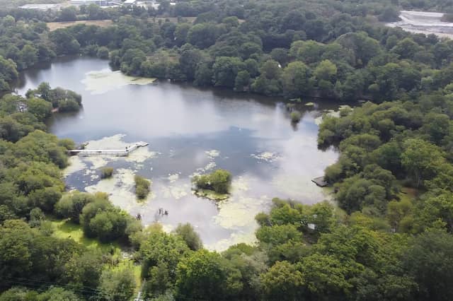 The area subject to the Zitherixon Quarry proposal at Kingsteignton