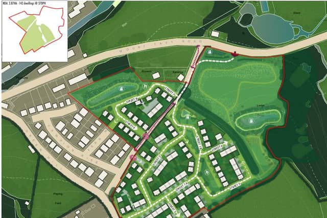 The masterplan for Violet Lane