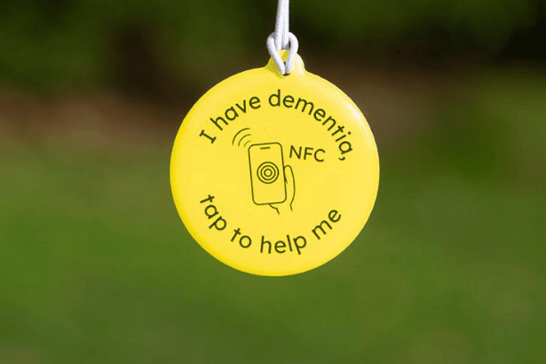 The NFC wristbands and hang tags use NFC technology - the same technology used in contactless bank cards