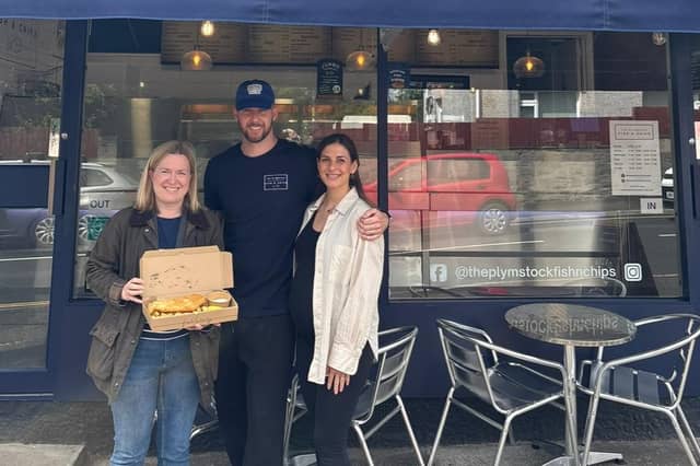 Rebecca's visit to Plymstock Fish and Chips to mark National Fish and Chips Day