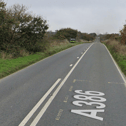 The A386 at Roborough Down