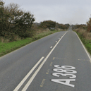 The A386 at Roborough Down