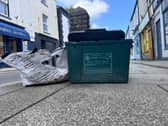 West Devon Borough Council bins in Tavistock