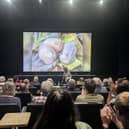 A photograph from the screening in Okehampton