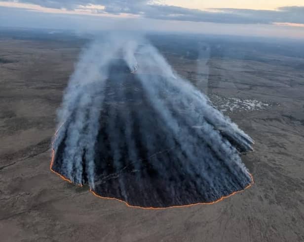 Dartmoor wildfire - 2025