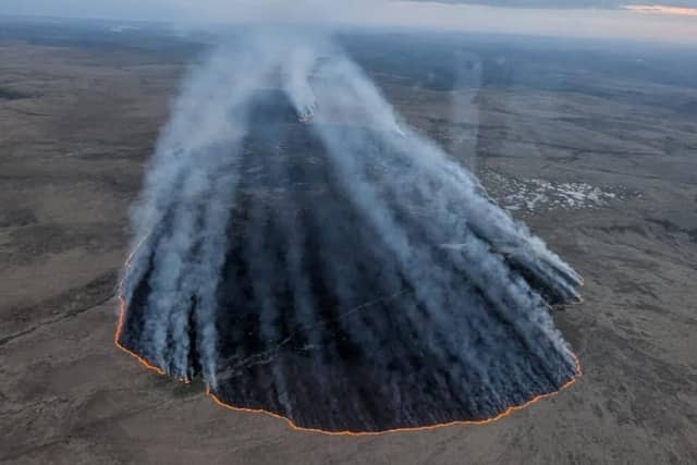 Dartmoor wildfire - 2025