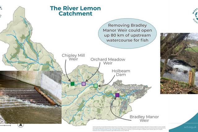 The River Lemon/Bradley Manor weir plans