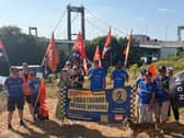 Rebecca Smith MP joins local Coastguard Rescue Officers on Tamar Bridge walk