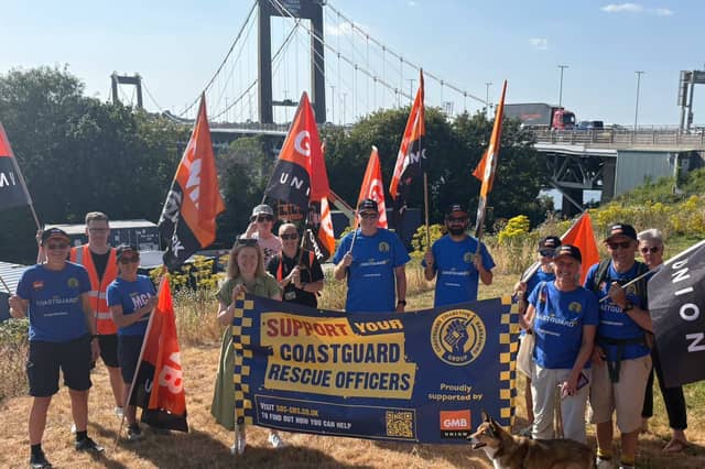 Rebecca Smith MP joins local Coastguard Rescue Officers on Tamar Bridge walk