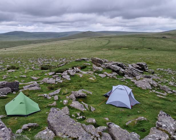 Wild camping on Dartmoor