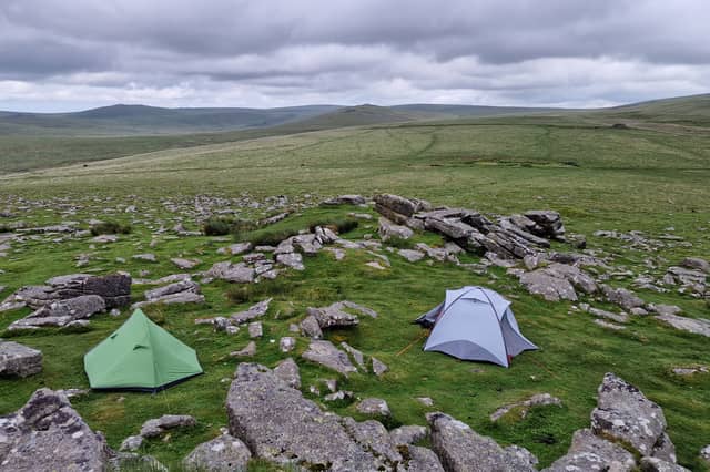 Wild camping on Dartmoor