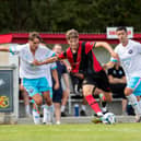 Tavistock AFC produced a determined display against one of the Western League's early front-runners
