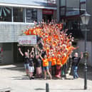 Some of the 109 volunteers for Totnes Fringe Festival 2026