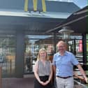 Rebecca's support follows a recent visit to the McDonald’s on Billacombe Road in Plymstock