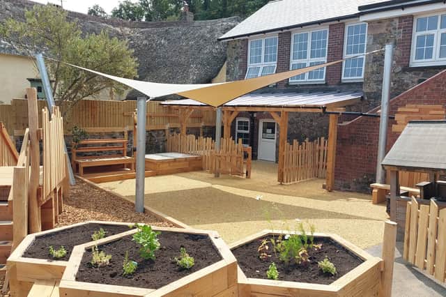Hennock Primary School will officially open its transformed playground and garden this week