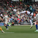 Xavier Amaechi scores the winner for Argyle
