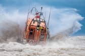 A Shannon Class RNLI lifeboat at Bridlington
