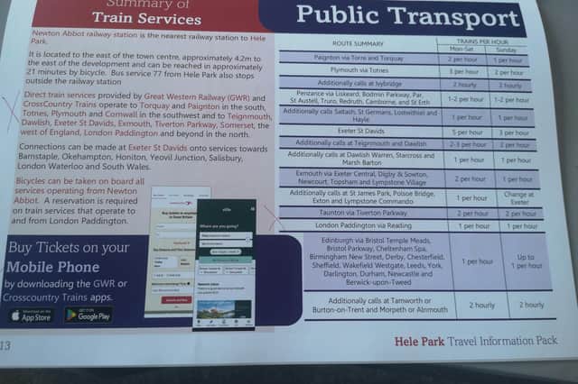 Jeanne Howells has expressed dismay after being told she couldn't get money back for train tickets via a sustainable travel scheme overseen by housebuilder Taylor Wimpey