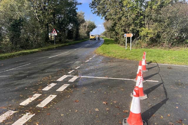 Film crews and production vehicles have been spotted at the former RAF Harrowbeer airfield in Yelverton