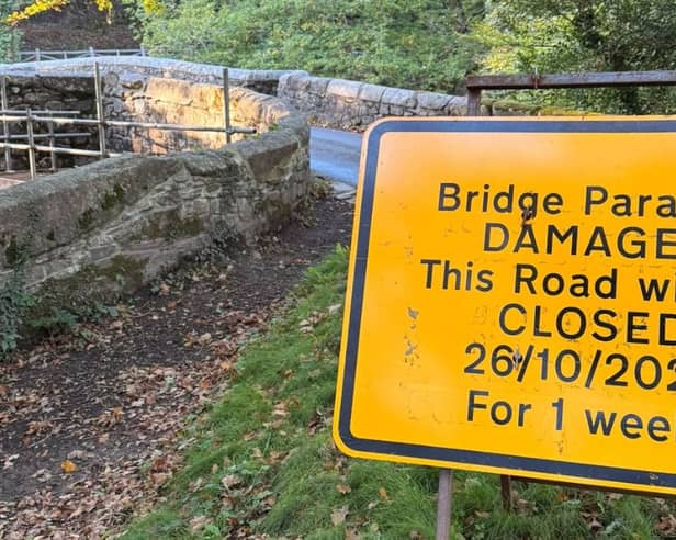 Two bridges near Holne will shut for repairs from 24 October after several vehicle strikes caused damage
