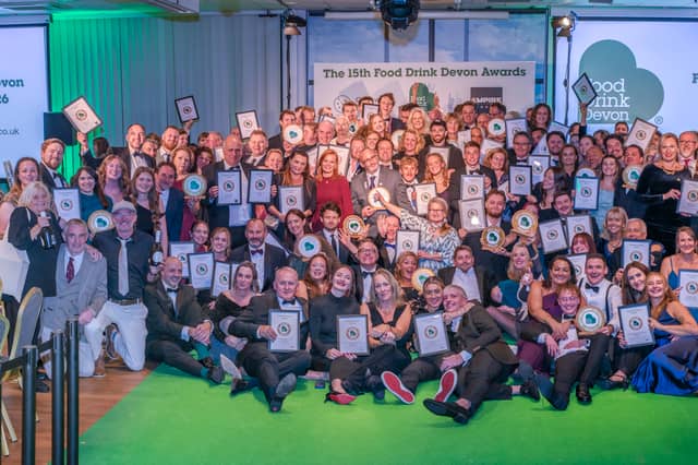 The Food Drink Devon Awards brought together 420 members of the county’s food and drink community
