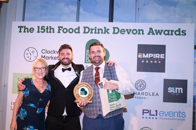Ashburton Cookery School was named Best Training School