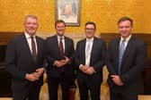 The three MPs with the Prime Minister