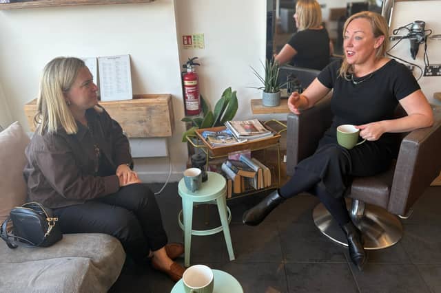 Rebecca visits Ochre salon in Yelverton