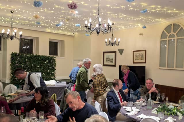 Supporters at the NEDCare charity auction at the White Hart Inn, Moretonhampstead, on Thursday, October 22
