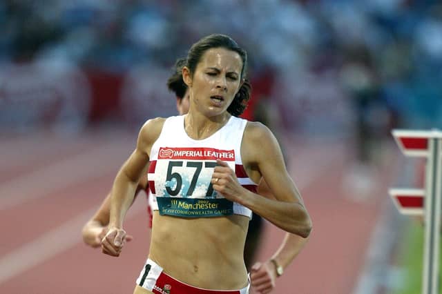 Jo Pavey at the Commonwealth Games