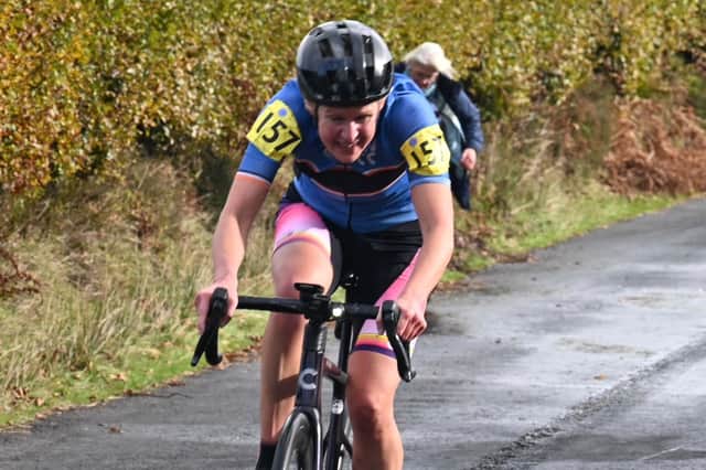 Rachael Malthouse at the British National Hill Climb Championship