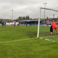 Wells City put Tavistock AFC under pressure in rain-soaked league encounter