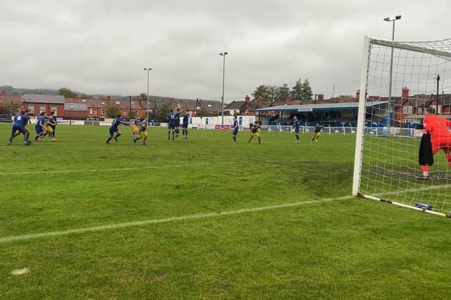 Tavistock AFC’s trip to Wells City brought a demanding afternoon in wet conditions