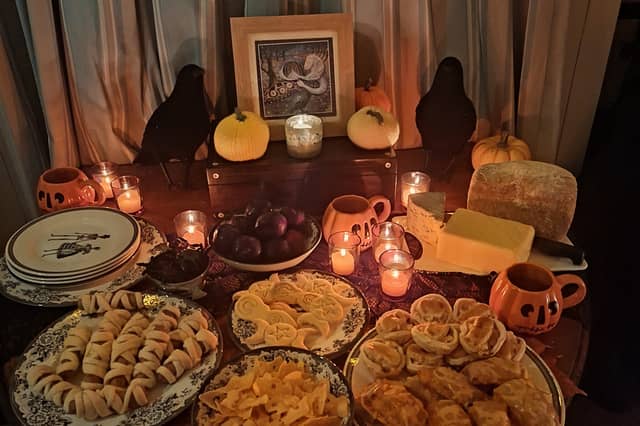 A Samhain feast to remember our departed loved ones and celebrate the turning of the year
