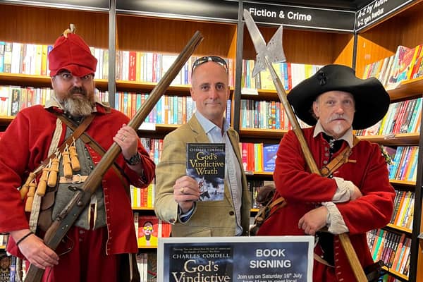 English Civil War novelist Charles Cordell will explore the bloody history of the West Country