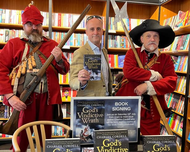 English Civil War novelist Charles Cordell will explore the bloody history of the West Country